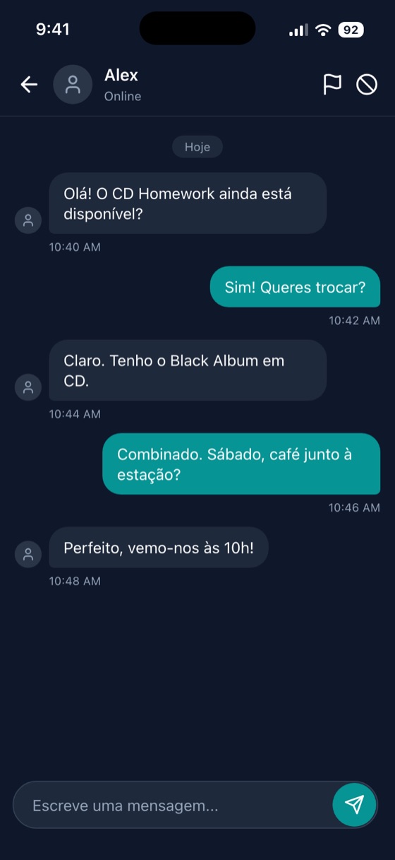 SwapHive: Negociação na app